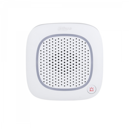 Alarme sans fil Hub 2 Dahua | Sirène-Interphone | Son haut décibel | Blanc