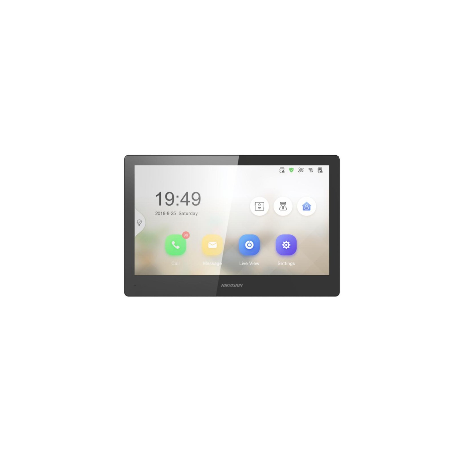 Écran de contrôle tactile | Module pour interphonie IP | Hikvision |10 pouces | WI-FI