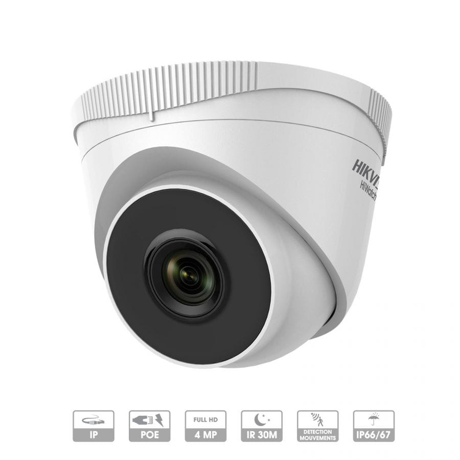 CAMERA HIKVISION HIWATCH IP DOME FIXE 4 MP