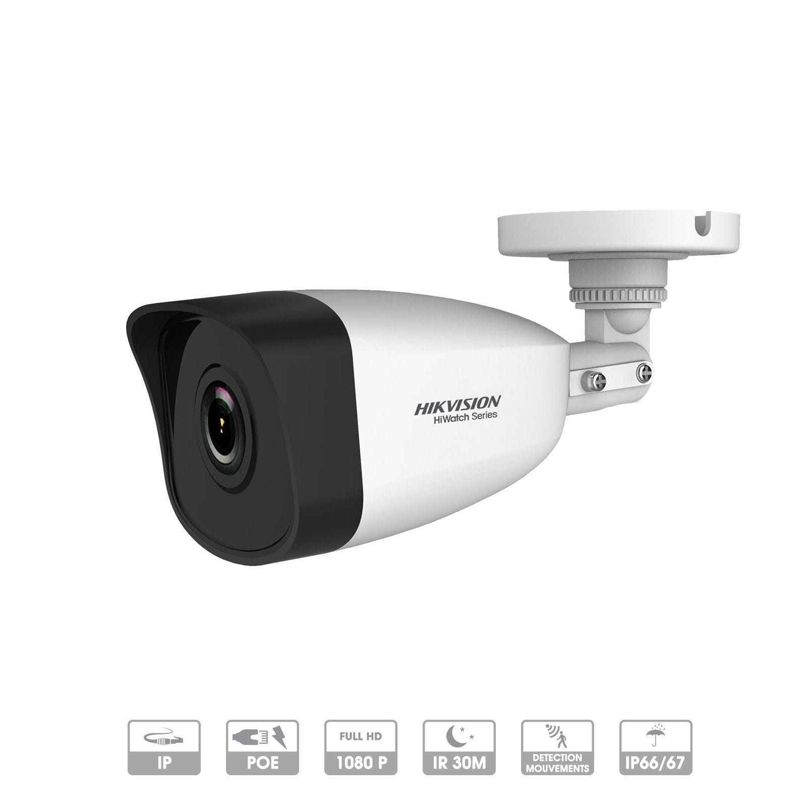 CAMERA HIKVISION HIWATCH IP TUBE FIXE 2 MP