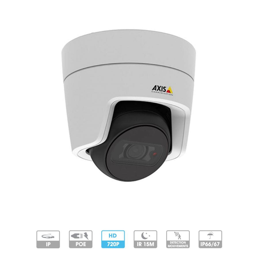 Caméra Axis Network | M3104-LVE | 720 P | IP | Infrarouge | Extérieur