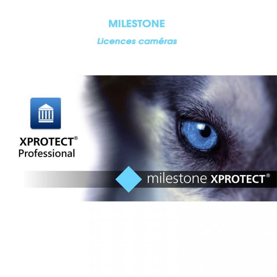 Licence additionnelle - Milestone Xprotect Professional + | Licence caméra