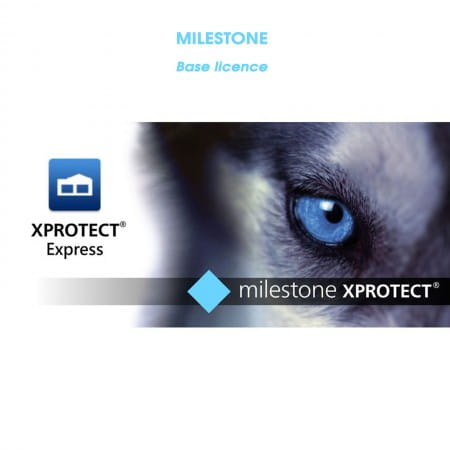 Logiciel | Milestone Xprotect Express +| Base License | Mono-serveur | Jusqu'à 48 caméras