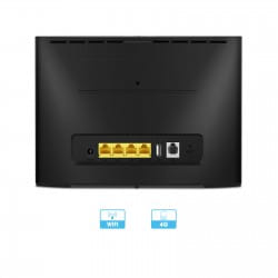 Routeur 4G+ | 4 ports gigabit | Wifi | Emplacement carte SIM tout opérateur | Huawei