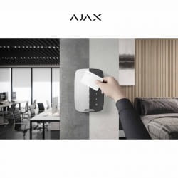 Ajax| Alarme maison sans fil | Carte d'accès noire sans contact pour clavier KeyPad Plus | Mifare Desfire