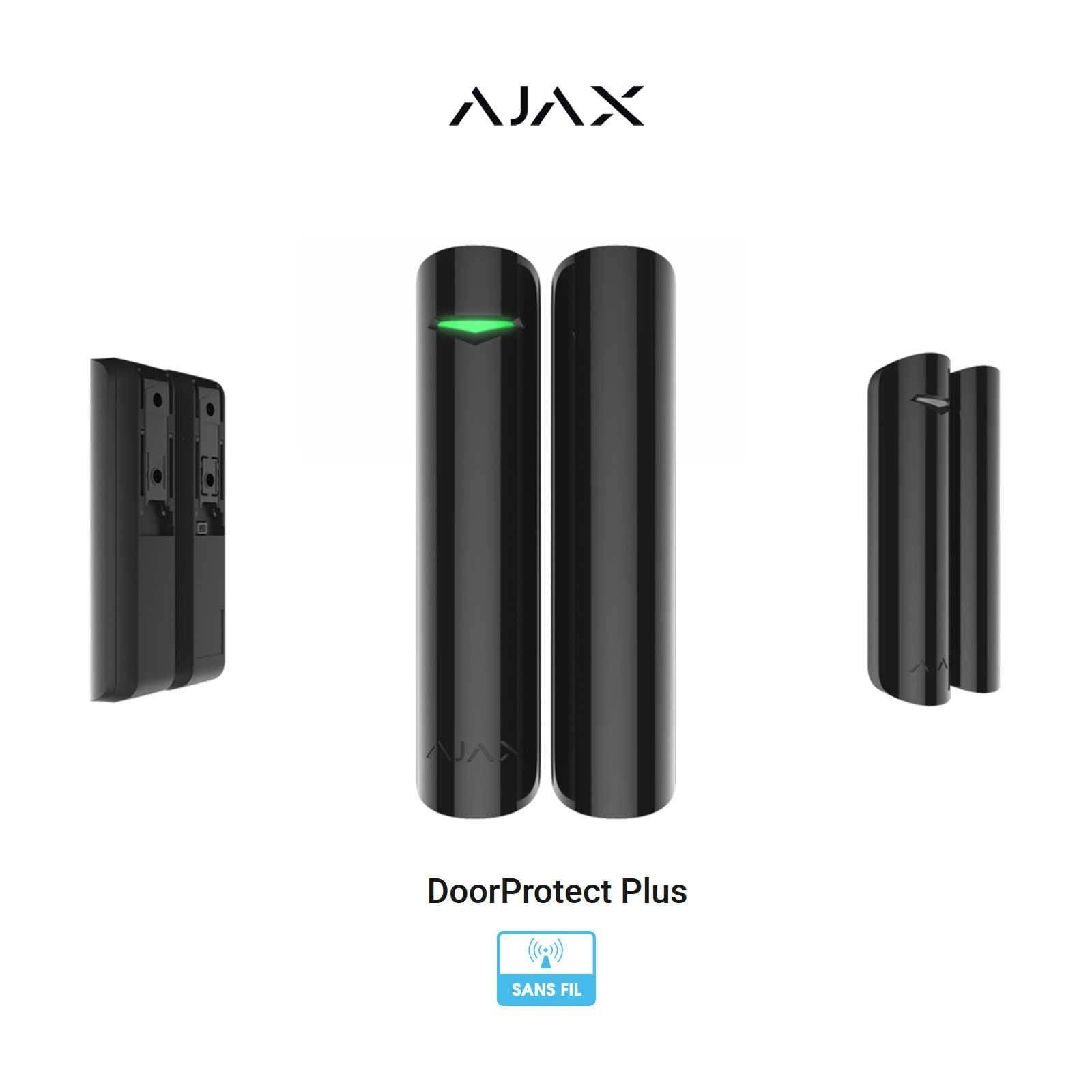 Alarme maison sans fil Ajax Systems | DoorProtect Plus | Détecteur d'ouverture et  de chocs