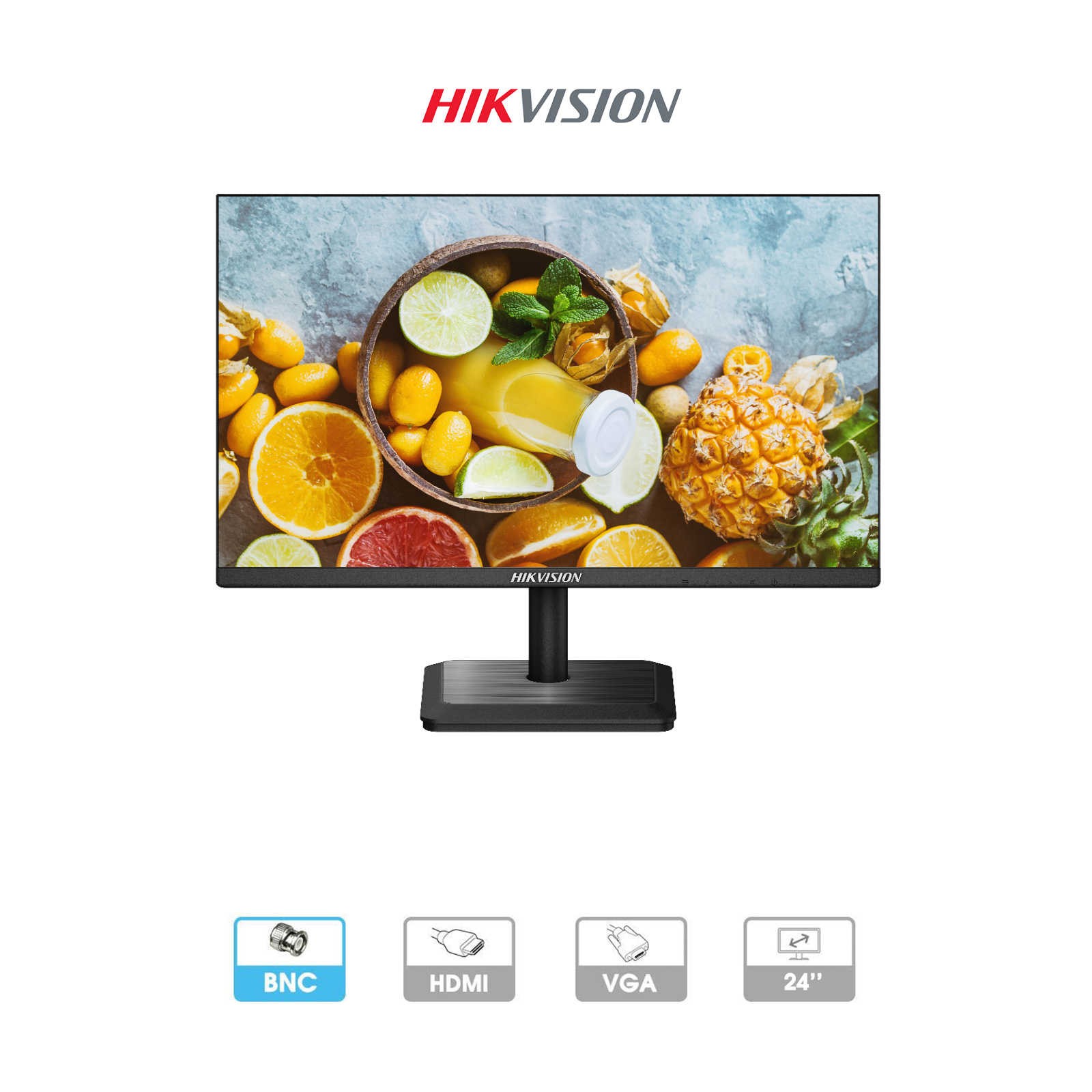 Ecran de vidéosurveillance 24" FULL HD | BNC | HDMI | VGA - Hikvision
