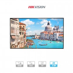 Ecran de vidéosurveillance LCD 43" | 4K | HDMI - VGA - USB | Hikvision