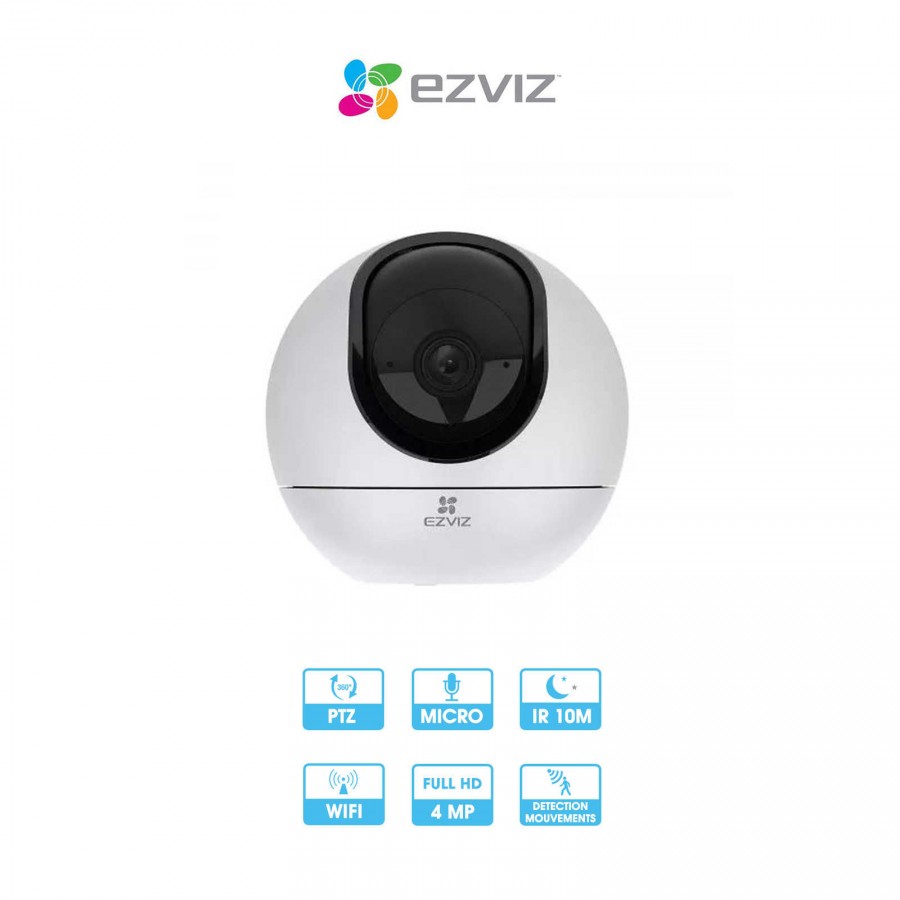 Caméra rotative Ezviz C6 | Wifi | PTZ | Intérieure | 2K+ | Micro