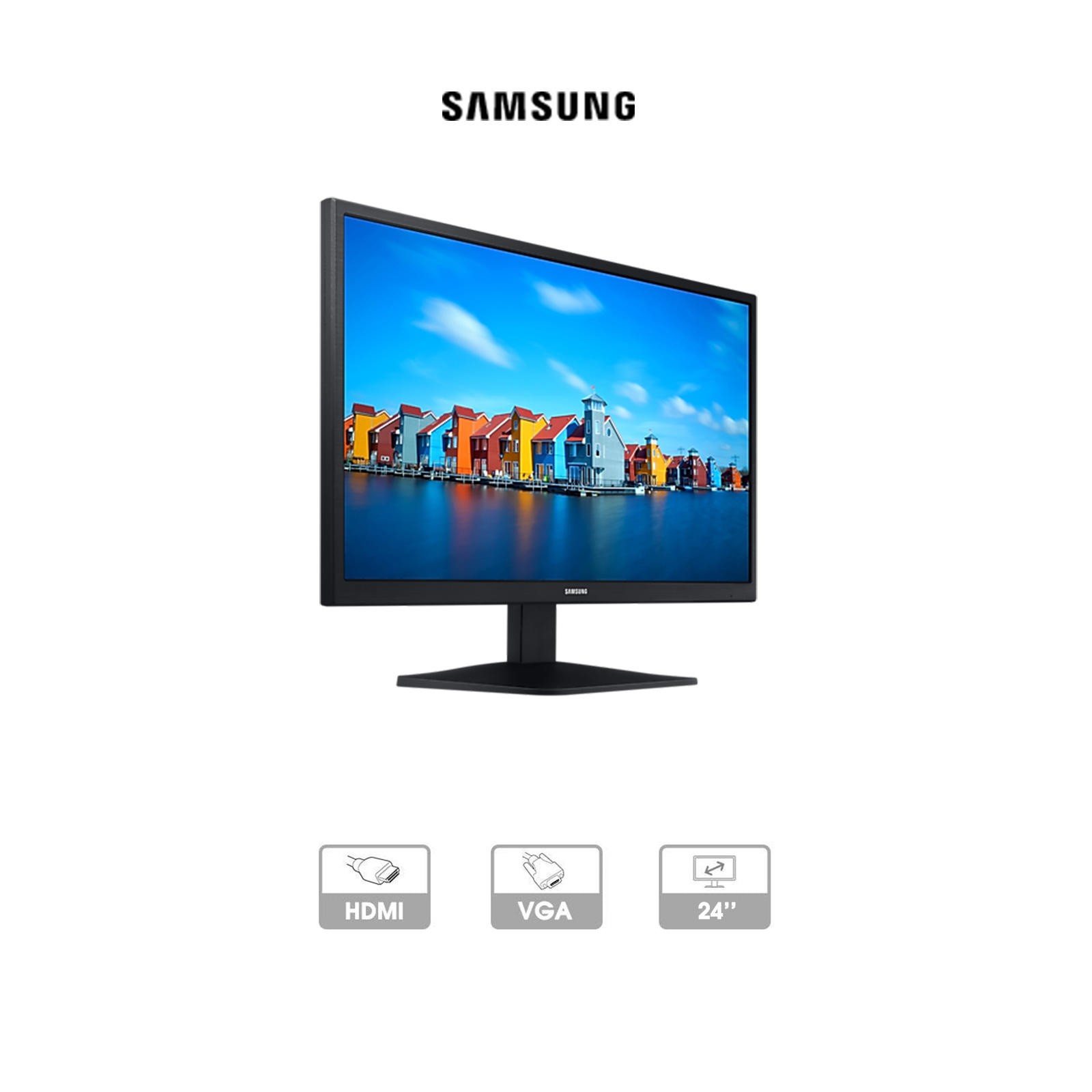 Ecran de vidéosurveillance Samsung, 24 pouces, Full HD