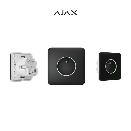 Alarme maison sans fil Ajax Systems | Prise intelligente encastrée | Outlet [type E] Jeweller
