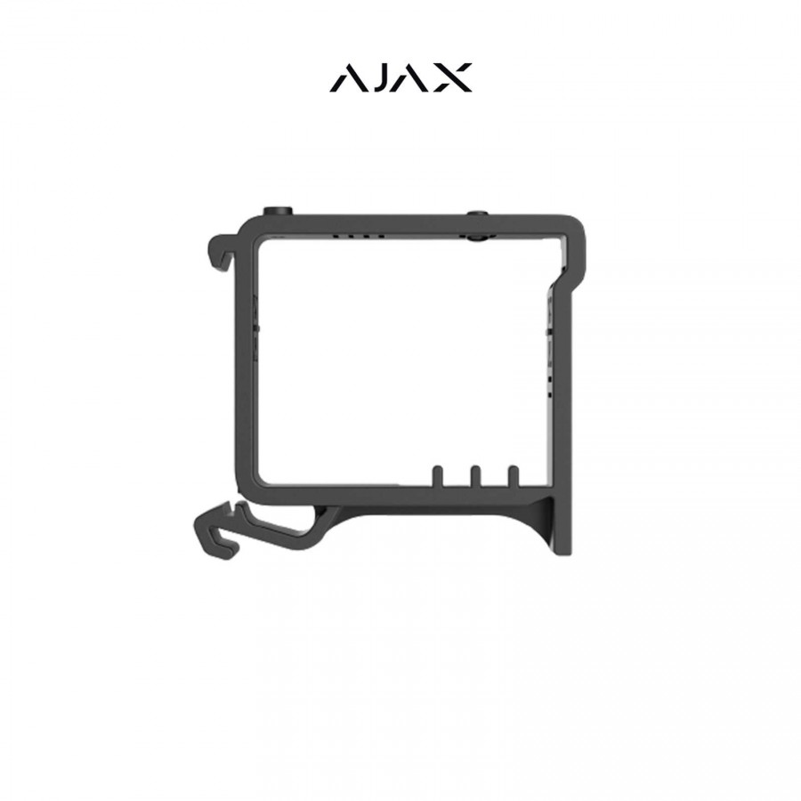 Alarme maison sans fil Ajax Systems | Din Holder Black | Support pour Relay ou WallSwitch