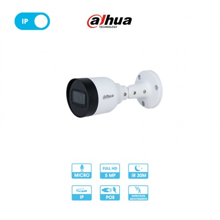 Caméra réseau Dahua IPC-HDBW1530EP-0280B-S6 | Tube| 5 MP | IP PoE