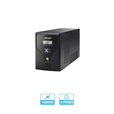 Onduleur X3 EX 1600| 1600 VA | 4 Prises FR / SCHUKO | Non rackable | Manageable | Ecran LCD