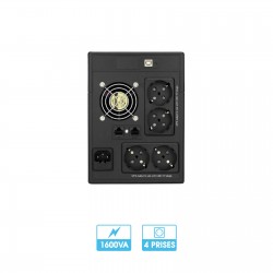 Onduleur X3 EX 1600| 1600 VA | 4 Prises FR / SCHUKO | Non rackable | Manageable | Ecran LCD | derrière