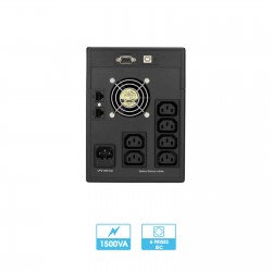 Onduleur E2 LCD 1500 | 1500 VA | 6 Prises IEC | Manageable | Non rackable | Ecran LCD | derrière
