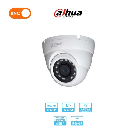 Caméra analogique Dahua HAC-HDW1200MP-0280B-S5 | Dôme | 2MP | HDCVI