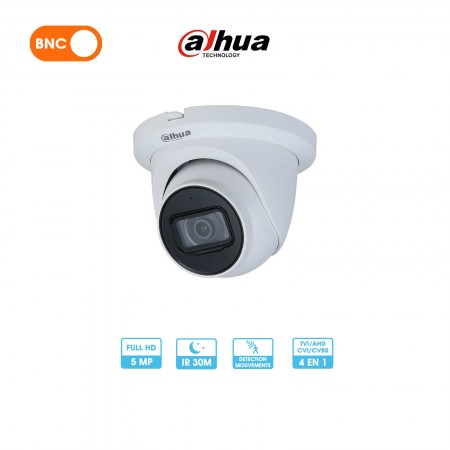 Caméra analogique Dahua HAC-HDW1500TLMQP-0280B-S2 | Dôme | 5 MP | Starlight | HDCVI