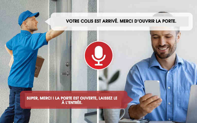 ouvrez une porte à distance sur Hik-connect