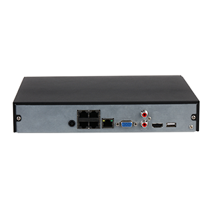 le NVR NVR4104HS-P-EI est un enregistreur avec 4 entrées pour caméras IP