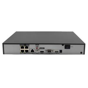 le NVR DS-7604NXI-K1_4P est un enregistreur avec 4 entrées pour caméras IP