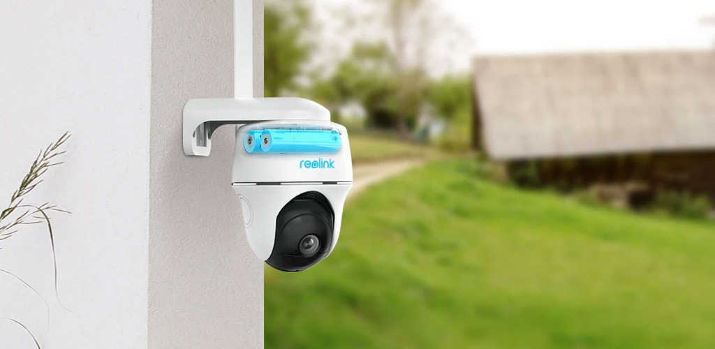 la caméra reolink go pt possède 2 batteries rechargeables pour s'installer partout