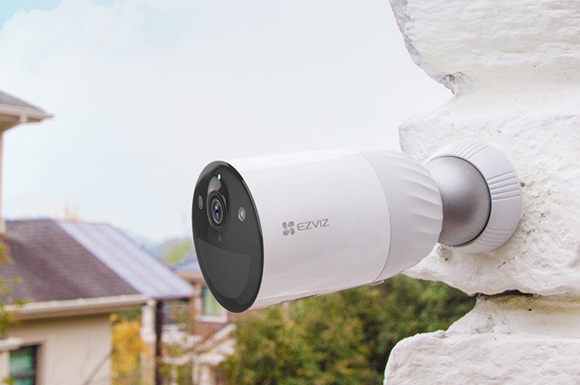 Caméra de surveillance extérieure connectée