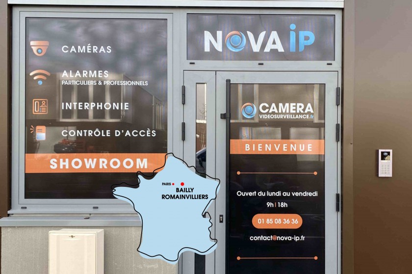Nouvelle boutique et showroom de vidéosurveillance à Bailly-Romainvilliers