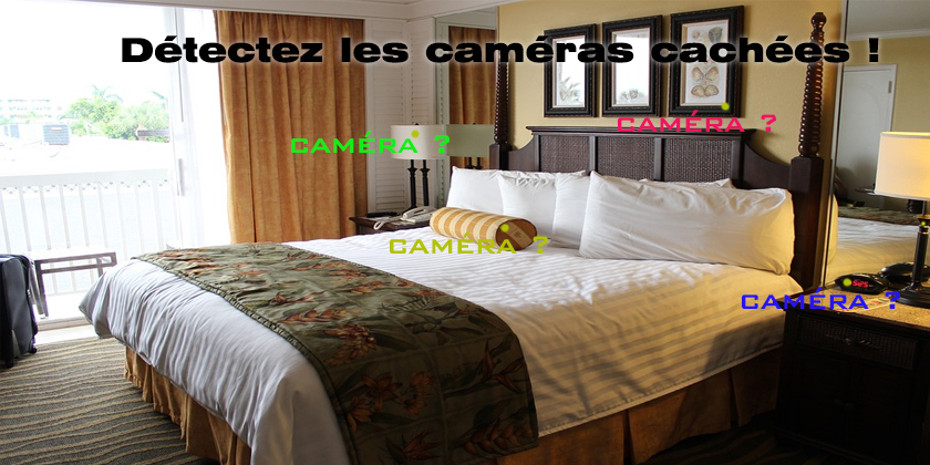 Comment détecter les caméras cachées dans votre chambre d'hôtel